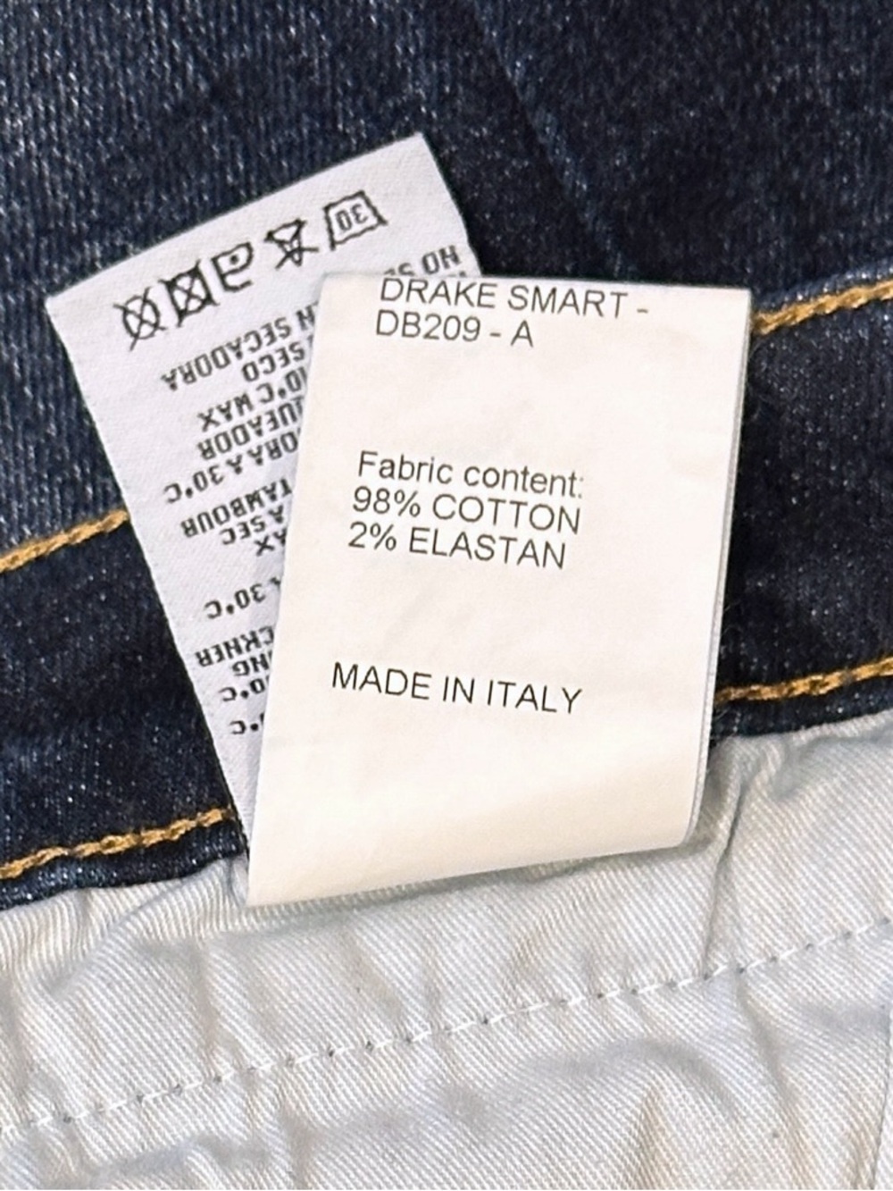R13 Boy Skinny Mid Rise Jeans in Howell Indigo Dark Wash Women’s 31 $495 - Picture 9 of 9